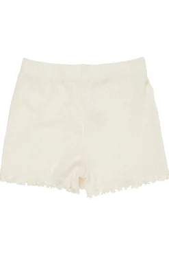 Pointelle shorts - CREAM