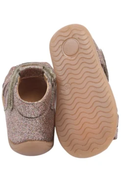 Pop Lära-gå Sandal - Rose Glitter