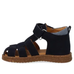 Prewalker Sandal m. Kardborre - Navy/Blue Fog