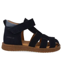 Prewalker Sandal m. Kardborre - Navy/Blue Fog