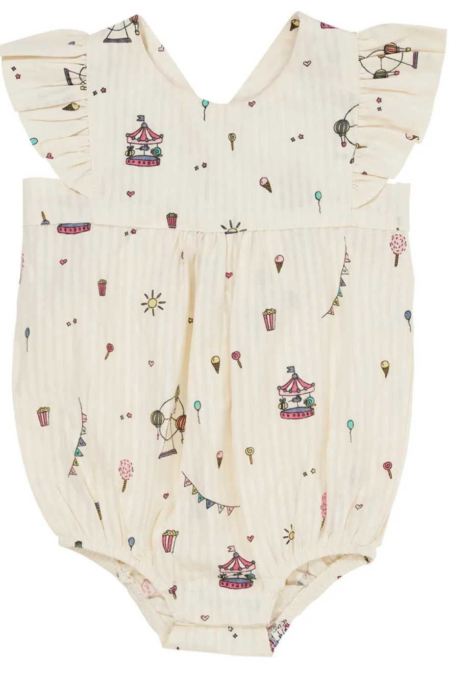 Printet romper m. seler - TIVOLI