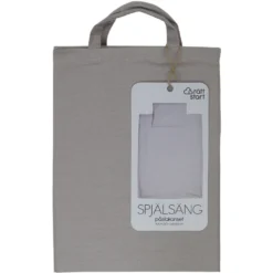 Påslakanset Spjälsäng - Grey
