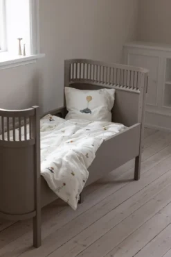Påslakan, Spjälsäng, 100 x 130 cm, Beige