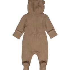 Quiltad Overall med Fot - Walnut