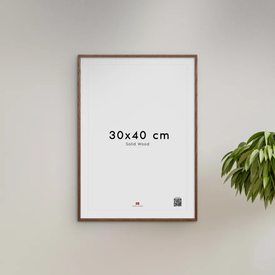 Ram – Mörk ek 30x40