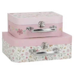 Resväska Set 2-Pack Forest Friends - Rosa