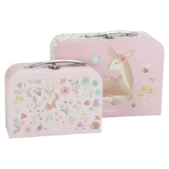 Resväska Set 2-Pack Forest Friends - Rosa
