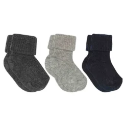 Rib Babystrumpor 3-pack - Multi