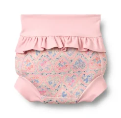 Rita Neoprene Badblöja - Pink Heart Flowers