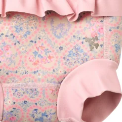 Rita Neoprene Badblöja - Pink Heart Flowers