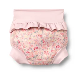 Rita Neoprene Badblöja - Powder Flowers And Seashells
