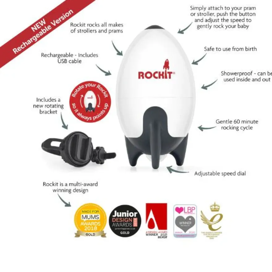 Rockit MK2 Baby Rocker - Vit