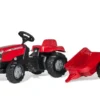 Rolly kid Massey Ferguson Pedaltraktor med Trailer