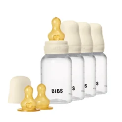 Rund nappflaska Latex 4-Pack 150ml - Ivory