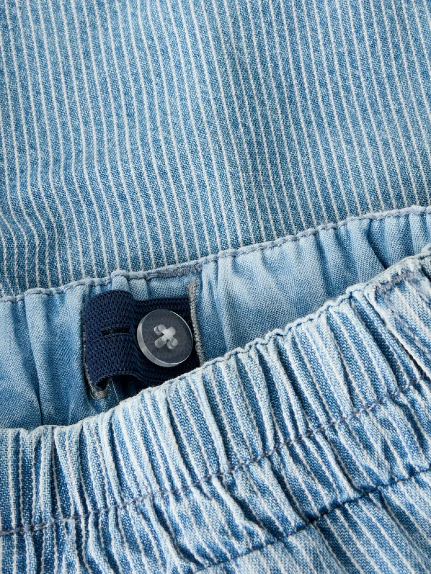 Ryan Jog Denim Shorts - Light Blue Denim