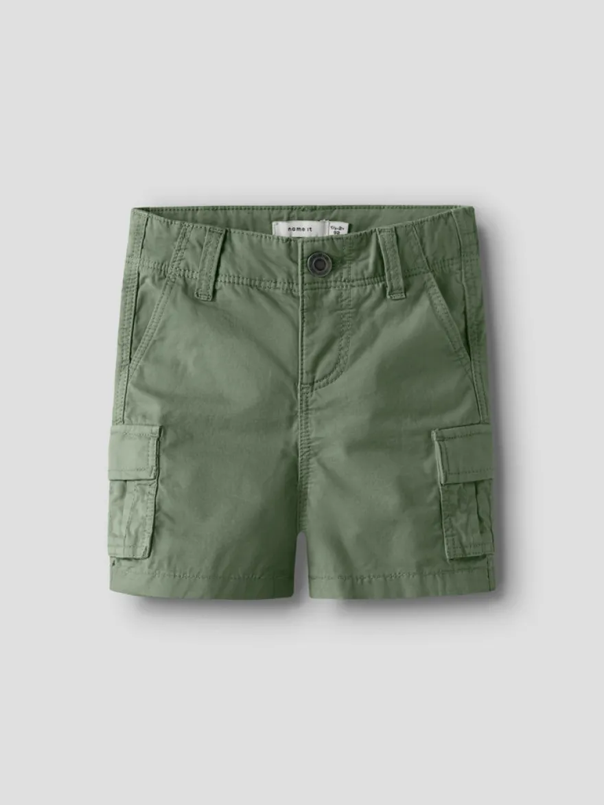Ryan Straight Cargo Shorts - Aluminium