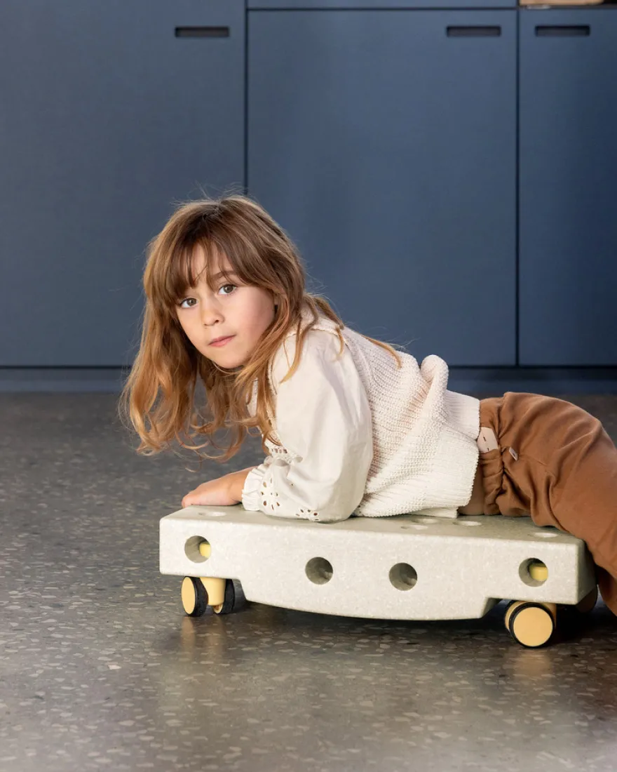 Scooterbräda - Sand Grey/Honey Yellow