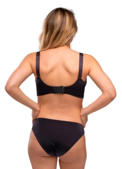 Seamless Amnings-BH Med Inlägg - Black
