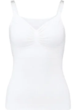 Seamless Amningstopp Med Shapewear - Vit