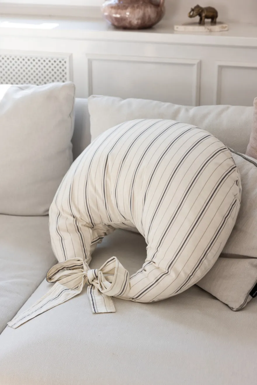 Sebra Amningskudde Kapok - Cream Stripe