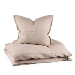 Sebra Bäddset Spjälsäng - Seabreeze Beige