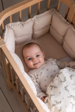 Sebra Bedside Crib - Natur
