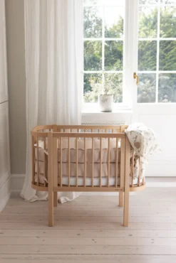 Sebra Bedside Crib - Natur