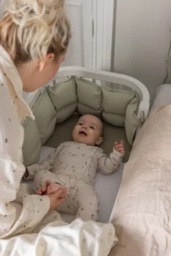 Sebra Bedside Crib - Vit