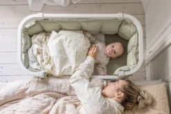 Sebra Bedside Crib - Vit