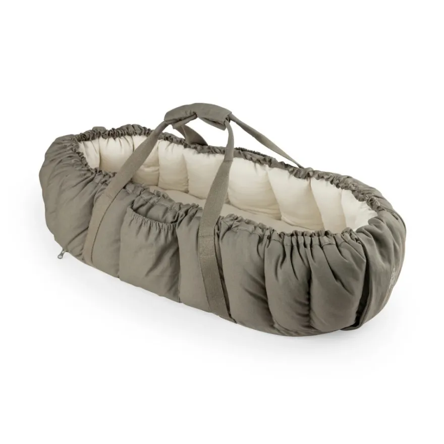 Sebra 3-i-1 Babynest - Dark Olive
