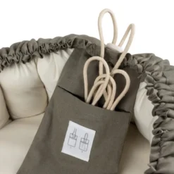Sebra 3-i-1 Babynest - Dark Olive