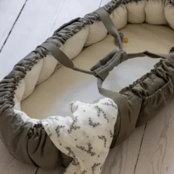 Sebra 3-i-1 Babynest - Dark Olive