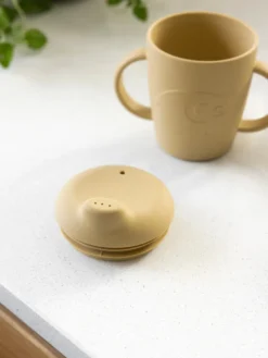 Sebra Silikonlock Till Mugg - Wheat Yellow