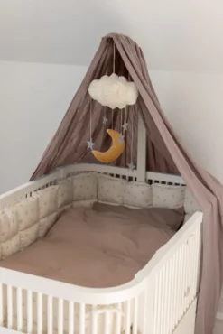 Sebra Sängmobil Moon & Stars - Beige