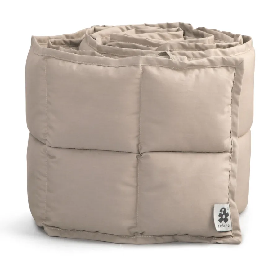 Sebra Spjälsängskydd, Kapok - Jetty Beige