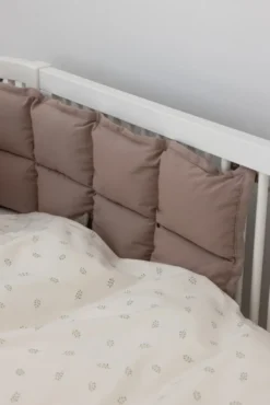 Sebra Spjälsängsskydd Kapok Halv Längd - Jetty Beige