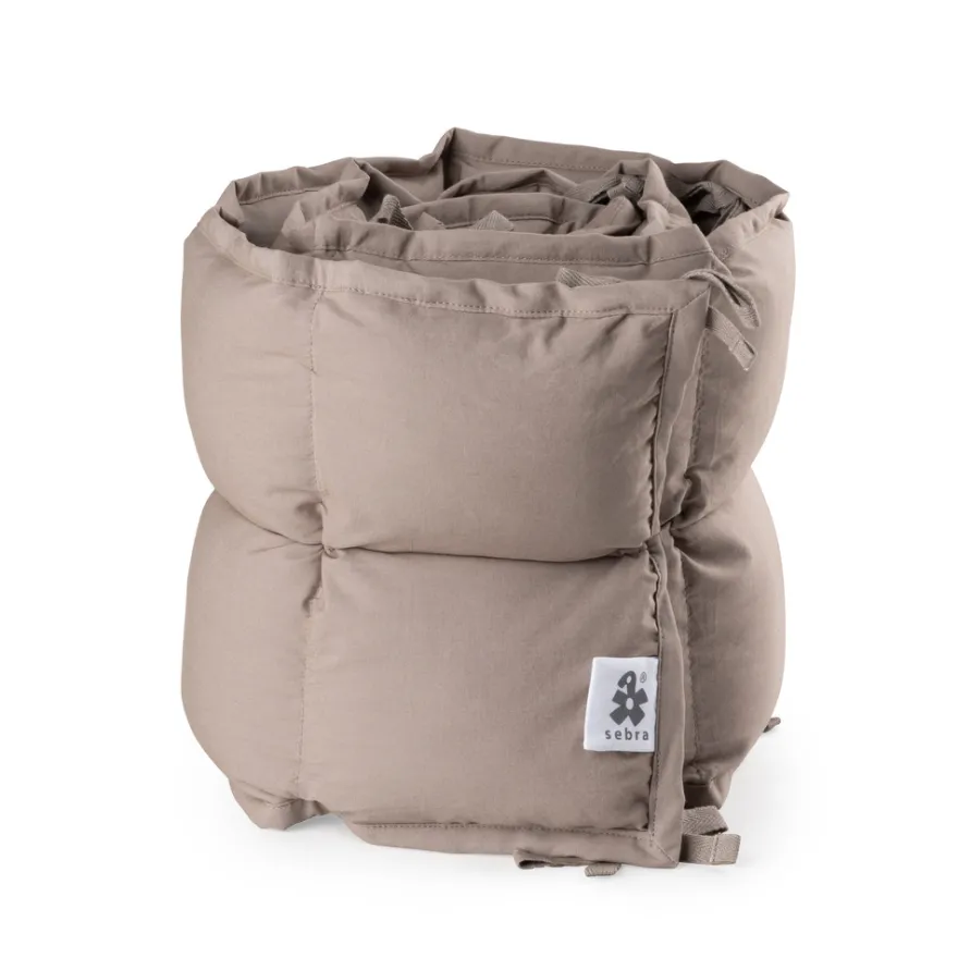 Sebra Spjälsängsskydd Kapok Halv Längd - Jetty Beige