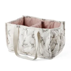 Sebra Tusle Förvaringskorg Med Handtag - Powder Blossom