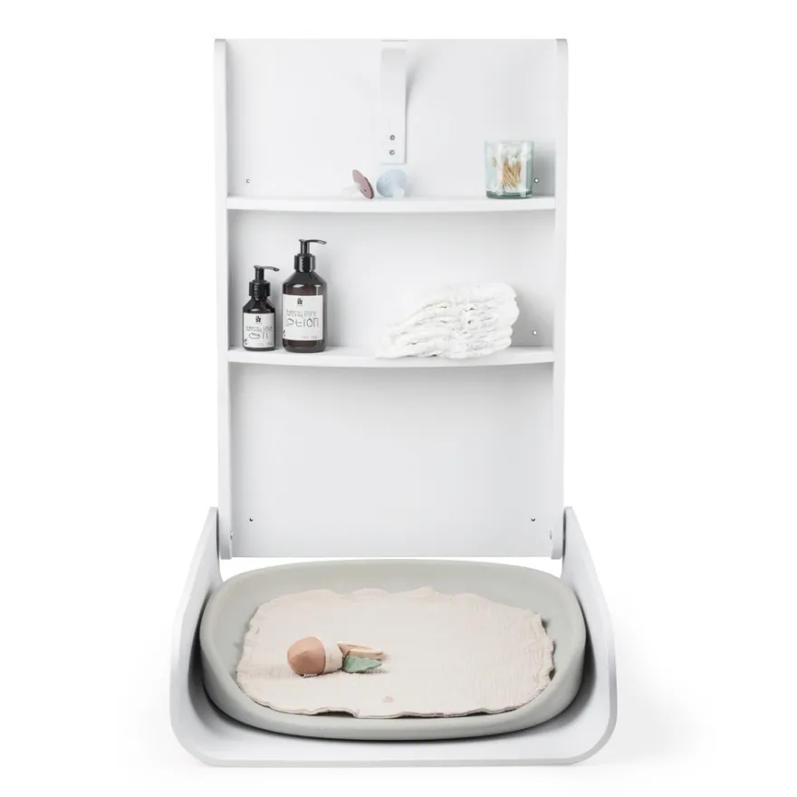 Sebra Vägghängt Skötbord - Classic White