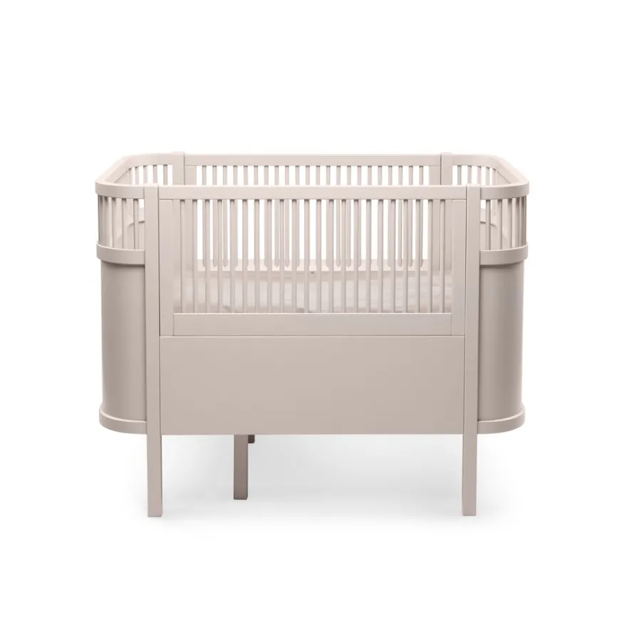 Sebra Växasäng 2 i 1 Baby & Juniorsäng - Birchbark Rose