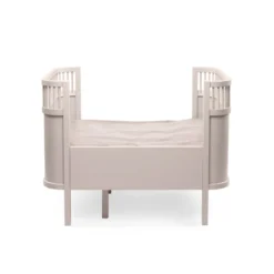 Sebra Växasäng 2 i 1 Baby & Juniorsäng - Birchbark Rose