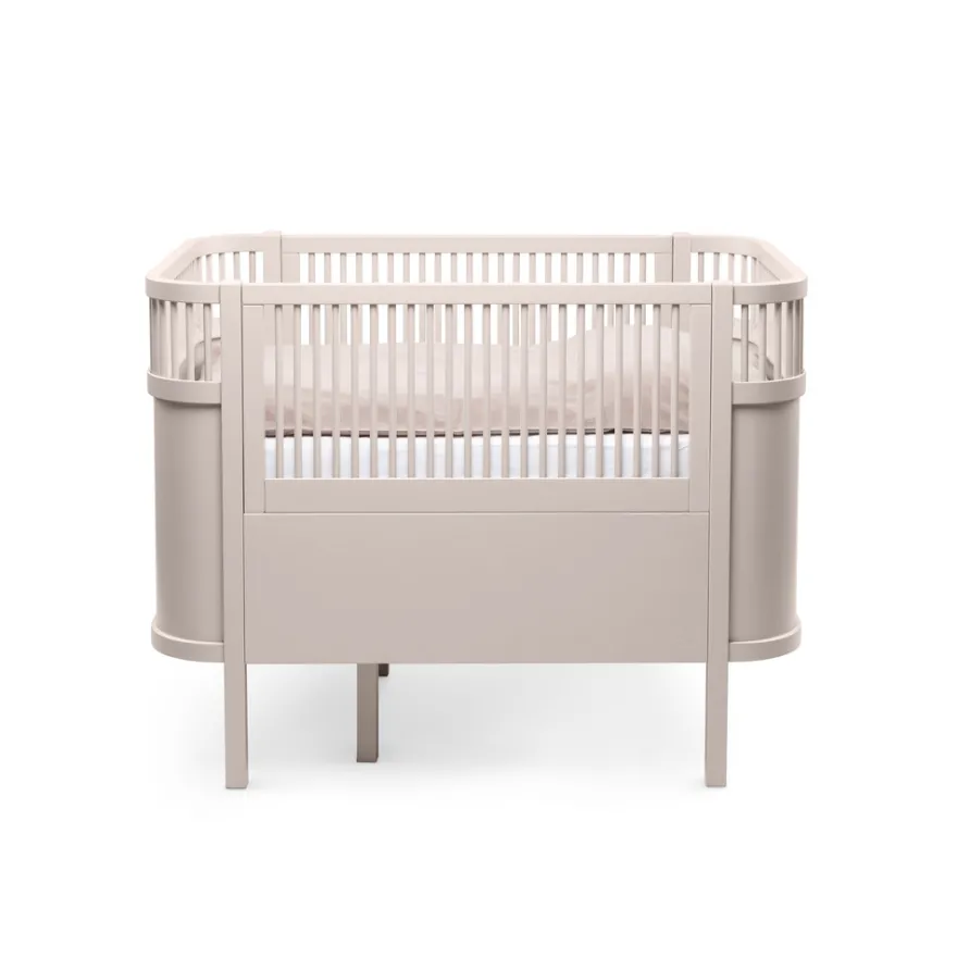 Sebra Växasäng 2 i 1 Baby & Juniorsäng - Birchbark Rose