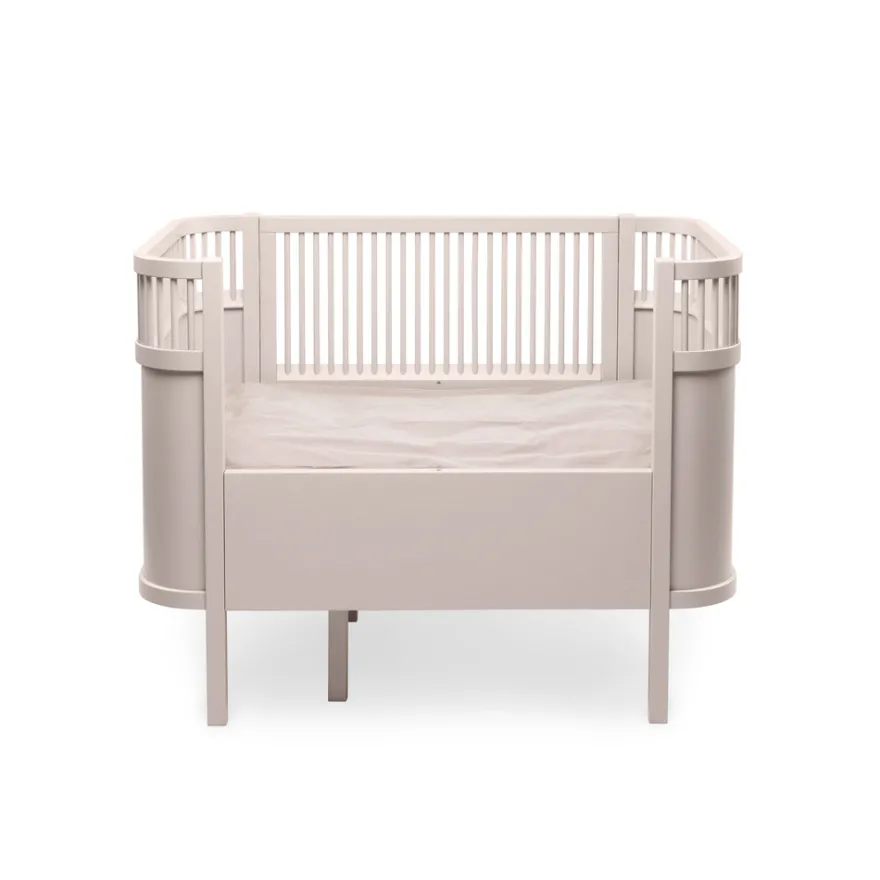 Sebra Växasäng 2 i 1 Baby & Juniorsäng - Birchbark Rose