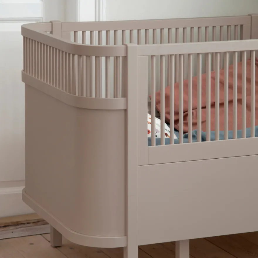 Sebra Växasäng 2 i 1 Baby & Juniorsäng - Jetty Beige