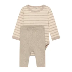 Set Body med Leggings - Silver Mink Melange