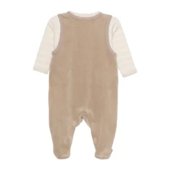 Set Body med Sparkdräkt Velour - Dune