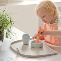 Siikonunderlägg med Kant Elphee - Sand