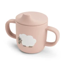 Silikonpipmugg 2 handtag Tiny farm Powder