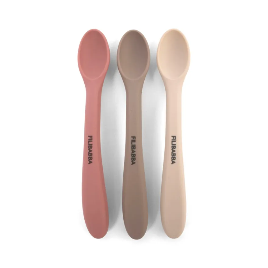 Silikonskedar 3-pack - Rose Mix