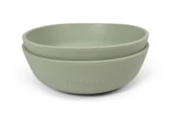 Silikonskål 2-pack - Green